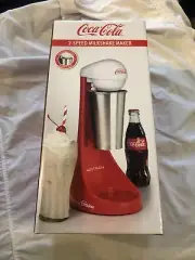 Nostalgia Coca-Cola Two-Speed Electric Milkshake Maker Limited Edition NIOB