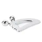 Metal Face Roller Massager Zinc Alloy Face Lift Gua Sha Massage Tool Skin Ro MGR