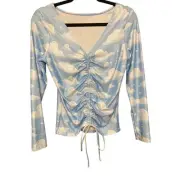 BlackMilk Cloud Nine Stung Up Long Sleeve Top Medium New