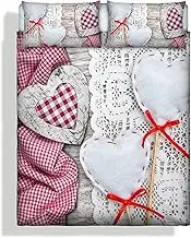 Sogni e Capricci Träume und Zufällen plsec61 Jewellery Set Bed 100% Cotton White Double Bed 47 x 35 x 4 cm