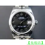 【免稅店】優-ROLEX 勞力士 178274 全新 AD 現貨 DATEJUST 黑色同心圓面盤 LR446