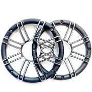 2 Pc 6.5" Full Metal Aluminum Speaker Cover Mesh Grill Car Audio DJ PA Sunflower