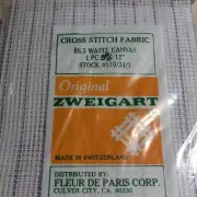 Zweigart #8.5 Waste Canvas Cross Stitch