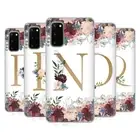 NATURE MAGICK FLOWERS MONOGRAM FLORAL GOLD 2 SOFT GEL CASE FOR SAMSUNG PHONES 1