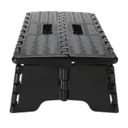 Portable Folding Step Stool Black Step Ladder For Elderly Pregnant Bathroom HR6