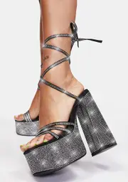 [AZALEA WANG] Electric Energy Wrap Heels