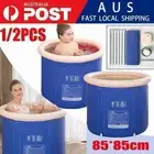 1/2PC Portable Bath Folding Bathtub Inflatable Cold Therapy Hot Tub Spa AUS