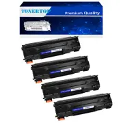 4PK CF283X 83X Toner Cartridge Compatible For HP LaserJet Pro MFP M225dw M201n