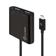 Alogic UC2DP-ADP USB Type-C USB-C to Dual DisplayPort 2.0 Adapter 4K (3840x2160) @ 30 Hz