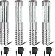 4 Pieces LED Strobe Baton Bottle Service Sparklers Bottle Service Light Bottle Handheld Light for Nightclubs Weddings Parties Activities Supplies(Silver)
