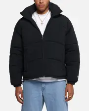 [CHAMPION] Champion Reb Puffer Jacket Black - Size M M Black