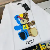 在飛比找Yahoo!奇摩拍賣優惠-現貨-FENDI 芬迪男女同款休閑衛衣印花圓領情侶長袖上衣男