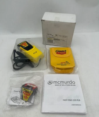 McMurdo FastFind 220 GPS PERSONAL LOCATOR BEACON P/N: 91-001-223A-C