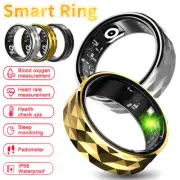 Health Tracker Monitor Blood Oxygen Sleep Heart Rate Smart Ring Waterproof