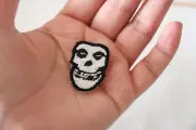 Misfits Patch MINI Iron/Sew on Embroidered High-quality Samhain Danzig White