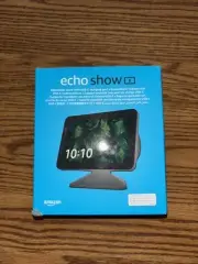 Echo Show 8 3rd Gen Adjustable Stand with USB-C Charging Port, Glacier White~NEW