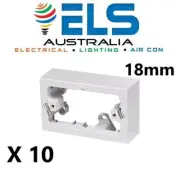 10 x 18mm Mounting Block For Power Point GPO Light Switch