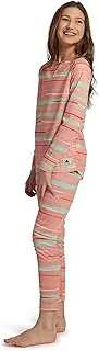 [Burton] Kids First Layer Set, Pink Dahlia Scribble, X-Large