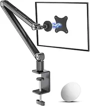 Feising Portable Monitor Arm Magnetic Quick-Release - 360 Degree Swivel 10 10.1 10.5 11 11.6 12 12.5 13.3 13.4 14 15.6 17 17.3 18 18.5 inch Portable Monitor 75mm x 75mm Vesa Mount FS07D