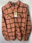 NWT $99 Patagonia Organic Cotton Midweight Fjord Flannel Shirt Vista Burl Red L