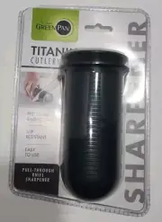 BRAND NEW Greenpan Titanium Pull Through Kitchen Knife Sharpener