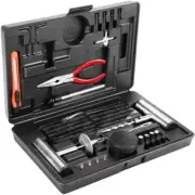 67PCS Tyre Puncture Repair Kit - Heavy Duty Tyre Plug Tool Kit, Flat Patch Tools