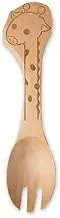 CtoC JAPAN Select Fork, Natural Wood, 4.6 x 1.1 inches (11.8 x 2.8 cm), Wood, Kids (Kids) Giraffe CTCKK-12
