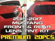 2015/2016/2017 Mustang [FR+] Tint Kit -Front&Rear Complete-w/Mirror Marker Tint