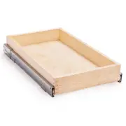 Pull Out Cabinet Drawer, 14”W x 21”D Soft Close Slide Out Wood Drawer Organiz...