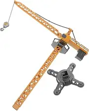 MUELODSIC Diecast Crane Truck for Miniature Construction Vehicle Realistic Tower Crane Model Engaging Playtime Early Learning Tool for Construction Site Adventures