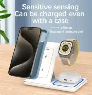 Anker Foldable 3-in-1 Wireless Charger Station for Apple iPhone 13/13 Pro...