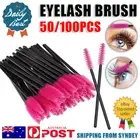 50/100pcs Disposable Mascara Wands Eyelash Brush Applicator Extension Spoolies