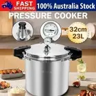23L Kitchen Large Capacity Pot Aluminum Pressure Cooker/Canner w/Steam Guage AUS