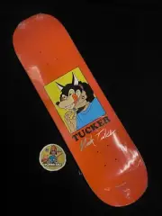 RARE SIGNED Nick Tucker Wolf Portrait Prod Primitive Skateboard Deck Autograph