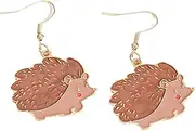 [AIANFU] Cute Hedgehogs Earrings Alloy Hedgehogs Dangle Earrings for Women Girls Animals Charms Hedgehogs Jewelry Animals Jewelry Gifts