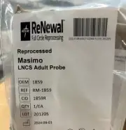 20/Box Medline ReNewal Masimo LNCS Adult 1859 1859R