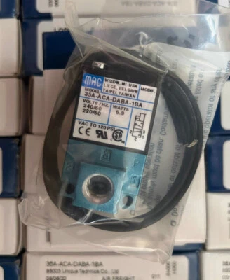1pcs MAC Solenoid Valve 35A-ACA-DABA-1BA AC220V