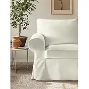 Cotton 1 Seat Chair Sofa Cover with Cushion Cover , Replacement Armchair Cover 1 Seat Couch Slipcover for Dogs, Replacement Sofa Furniture Protector LITB PRI