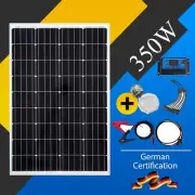 350W Solar Panel Kit 12V 350 Watt & 30A Regulator Mono Caravan Camping Charging