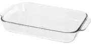 Pyrex Bakeware 2-Quart Oblong Baking/Serving Dish, Clear, 2 QT - Original Pyrex