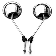 Wide Angle Convex Rearview Mirror For For ebike Electric Scooters and Bikes