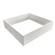 Sandleford 1130 x 1130 x 290mm White Nuvue Raised Garden Bed
