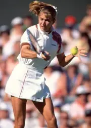 Steffi Graf of Germany at the Wimbledon Lawn Tennis Championships - Old Photo 14