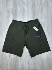 Kenneth Cole Tech Cargo Jogging Shorts Stretch / Small / Mens / Olive