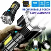 Super Bright 1000000LM Torch Led Flashlight USB Rechargeable Tactical Light