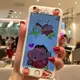 iPhone8/8plus/7/7plus/6s/6plus 蠟筆小新與小葵 滿版軟邊鋼化膜 前膜 E區