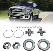 Dana Super 60 U Joint, Front Axle Seal Kit, dust protection, Wear defiance, 18PCS Seal Set for 4x4 Selections 2005-2014