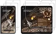 carinacoco 2 Pack(Film Front+Back Screen) Elastic Skin Screen Protector for Google Pixel Fold, Soft TPU Full Coverage HD Clear Anti-Scratch No Bubbles Self-Healing with Installation Alignment Tool