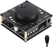 20W+20W BT 5.0 Wirel o Digital Power Amplifier Mobilephone Control Stereo Board Amp Dual Channel Amplific r Black One Size