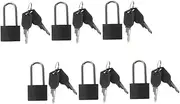 HOMSFOU 6sets Padlocks with Keys Treasure Box Locks for Diaries Bags Storage for Home Office Use High Craftsmanship Secure Design